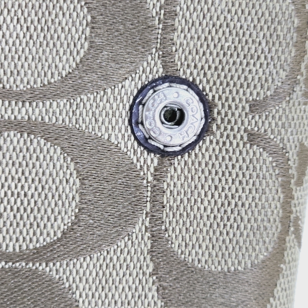 Coach Signature Print & Leather Wallet - Picture 13 of 17